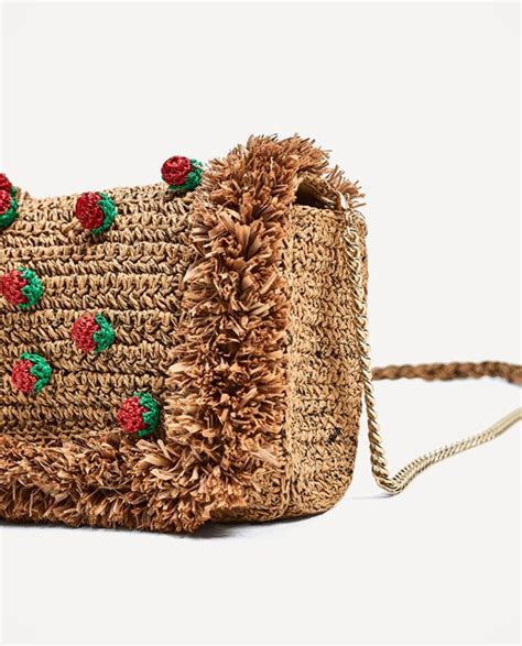 raffia bag zara